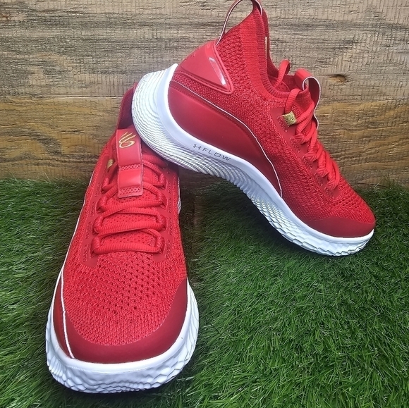 New Under Armour Curry Brand Curry Flow 8 'Chinese New Year' Sz 6Y - Picture 11 of 12